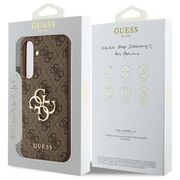 Husa premium  Samsung Galaxy S24 FE pentru Guess Elegance Series - Maro