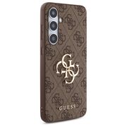 Husa premium  Samsung Galaxy S24 FE pentru Guess Elegance Series - Maro
