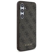 Husa premium  Samsung Galaxy S24 FE pentru Guess Elegance Series - Maro inchis