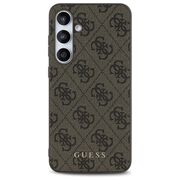 Husa premium  Samsung Galaxy S24 FE pentru Guess Elegance Series - Maro inchis