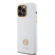 Husa premium  iPhone 15 Pro Max pentru Guess Elegance Series - Alb