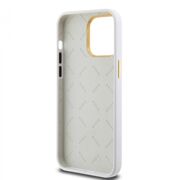 Husa premium  iPhone 15 Pro Max pentru Guess Elegance Series - Alb