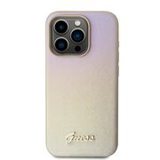 Husa premium  iPhone 15 Pro Max pentru Guess Elegance Series - Auriu