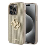 Husa premium  iPhone 15 Pro Max pentru Guess Elegance Series - Bej