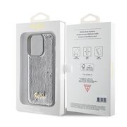 Husa premium  iPhone 15 Pro Max pentru Guess Elegance Series - Gri deschis