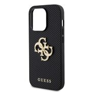 Husa premium  iPhone 15 Pro Max pentru Guess Elegance Series - Negru