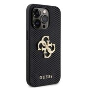 Husa premium  iPhone 15 Pro Max pentru Guess Elegance Series - Negru