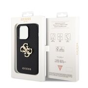 Husa premium  iPhone 15 Pro Max pentru Guess Elegance Series - Negru