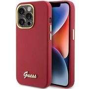 Husa premium  iPhone 15 Pro Max pentru Guess Elegance Series - Rosu
