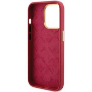 Husa premium  iPhone 15 Pro Max pentru Guess Elegance Series - Rosu