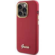 Husa premium  iPhone 15 Pro Max pentru Guess Elegance Series - Rosu