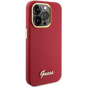 Husa premium  iPhone 15 Pro Max pentru Guess Elegance Series - Rosu