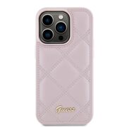 Husa premium  iPhone 15 Pro Max pentru Guess Elegance Series - Roz neon