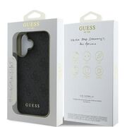 Husa premium  iPhone 16 Plus pentru Guess Elegance Series - Negru royal