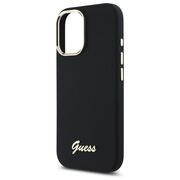 Husa premium  iPhone 16 Plus pentru Guess Elegance Series - Negru