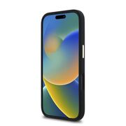 Husa premium  iPhone 16 Plus pentru Guess Elegance Series - Negru