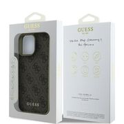 Husa premium  iPhone 16 Pro Max pentru Guess Elegance Series - Maro