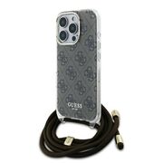 Husa premium  iPhone 16 Pro pentru Guess Elegance Series - Gri