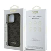 Husa premium  iPhone 16 Pro pentru Guess Elegance Series - Maro