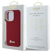Husa premium  iPhone 16 Pro pentru Guess Elegance Series - Rosu