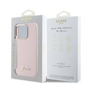 Husa premium  iPhone 16 Pro pentru Guess Elegance Series - Roz pal