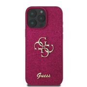 Husa premium  iPhone 16 pentru Guess Elegance Series - Bordeaux