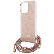 Husa premium  iPhone 16 pentru Guess Elegance Series - Crem
