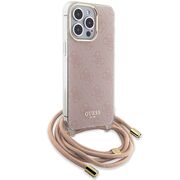 Husa premium  iPhone 16 pentru Guess Elegance Series - Crem