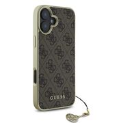 Husa premium  iPhone 16 pentru Guess Elegance Series - Maro