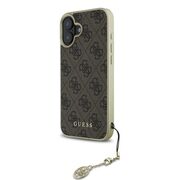 Husa premium  iPhone 16 pentru Guess Elegance Series - Maro