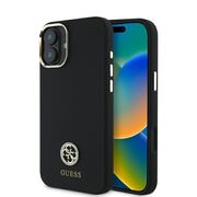 Husa premium  iPhone 16 pentru Guess Elegance Series - Negru