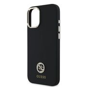 Husa premium  iPhone 16 pentru Guess Elegance Series - Negru