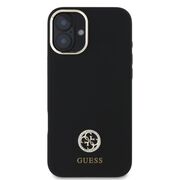 Husa premium  iPhone 16 pentru Guess Elegance Series - Negru