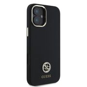 Husa premium  iPhone 16 pentru Guess Elegance Series - Negru