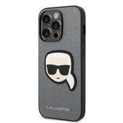 Husa premium pentru  iPhone 14 Pro Max Karl Lagerfeld superior quality - Gri carbune