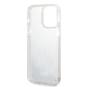Husa premium pentru  iPhone 14 Pro Max Karl Lagerfeld superior quality - Gri deschis