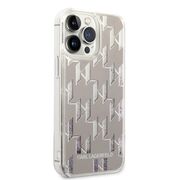 Husa premium pentru  iPhone 14 Pro Max Karl Lagerfeld superior quality - Gri deschis