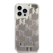 Husa premium pentru  iPhone 14 Pro Max Karl Lagerfeld superior quality - Gri deschis