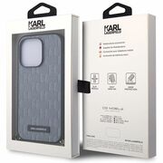 Husa premium pentru  iPhone 14 Pro Max Karl Lagerfeld superior quality - Gri