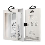 Husa premium pentru  iPhone 14 Pro Max Karl Lagerfeld superior quality - Ice