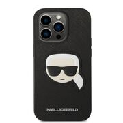 Husa premium pentru  iPhone 14 Pro Max Karl Lagerfeld superior quality - Negru denim