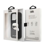 Husa premium pentru  iPhone 14 Pro Max Karl Lagerfeld superior quality - Negru denim