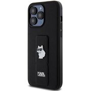 Husa premium pentru  iPhone 14 Pro Max Karl Lagerfeld superior quality - Negru