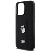 Husa premium pentru  iPhone 14 Pro Max Karl Lagerfeld superior quality - Negru
