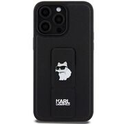 Husa premium pentru  iPhone 14 Pro Max Karl Lagerfeld superior quality - Negru