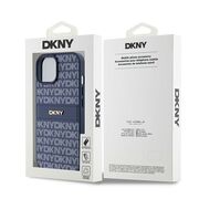 Husa premium pentru  iPhone 15 DKNY Pattern Energy - Albastru
