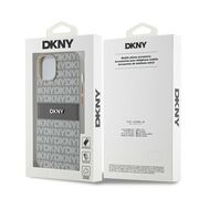 Husa premium pentru  iPhone 15 DKNY Pattern Energy - Gri carbune
