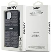 Husa premium pentru  iPhone 15 DKNY Pattern Energy - Gri