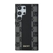 Husa premium pentru  iPhone 15 DKNY Pattern Energy - Negru denim