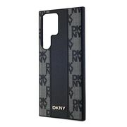 Husa premium pentru  iPhone 15 DKNY Pattern Energy - Negru denim